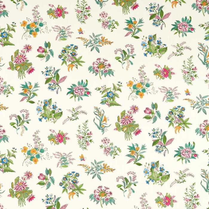 Woodland Floral Peridot/Ruby/Pearl Fabric by Harlequin