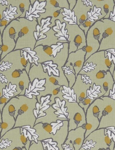 Acorn Trail Sage Fabric