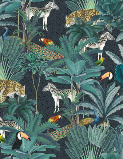 Daintree Midnight Fabric