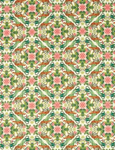 Menagerie Ivory Fabric