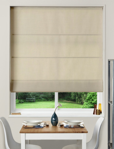 Made To Measure Roman Blind Essentials Hessian Creme