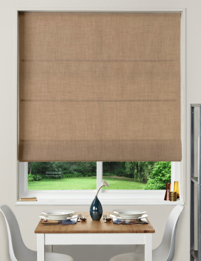 Made To Measure Roman Blind Essentials Hessian Linen