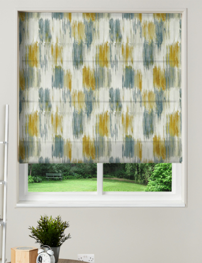 Made To Measure Roman Blind Long Beach Mimosa