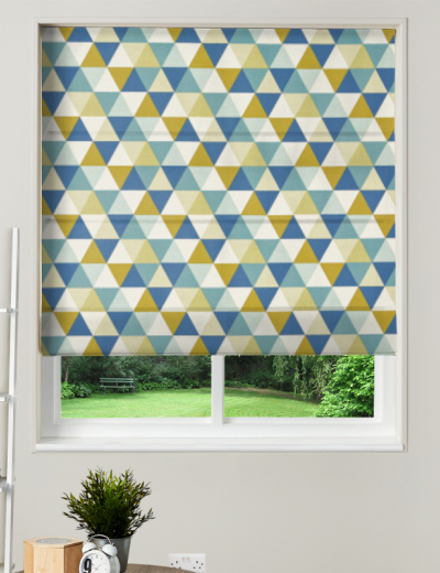 Made To Measure Roman Blind Swing Lemon