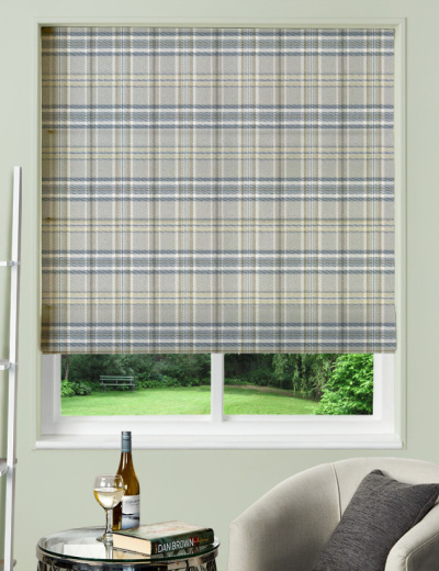 Made to Measure Roman Blind Abbey Duckegg