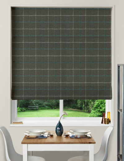 Made To Measure Roman Blind Bamburgh Azure