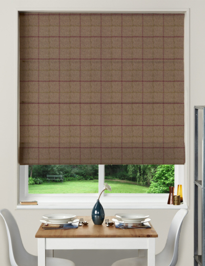 Made To Measure Roman Blind Bamburgh Heather