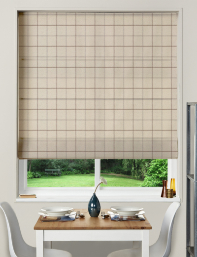 Made To Measure Roman Blind Bamburgh Natural