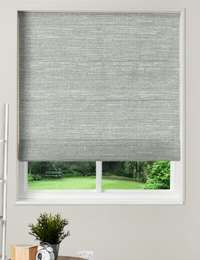 Made To Measure Roman Blind Derwent Silver
