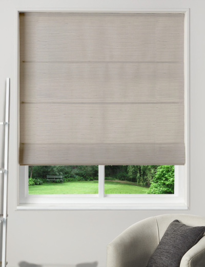 Made To Measure Roman Blind Dupion Faux Silk Angora