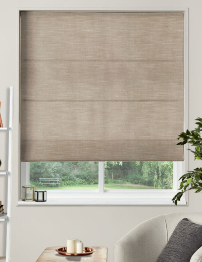 Made To Measure Roman Blind Dupion Faux Silk Mole