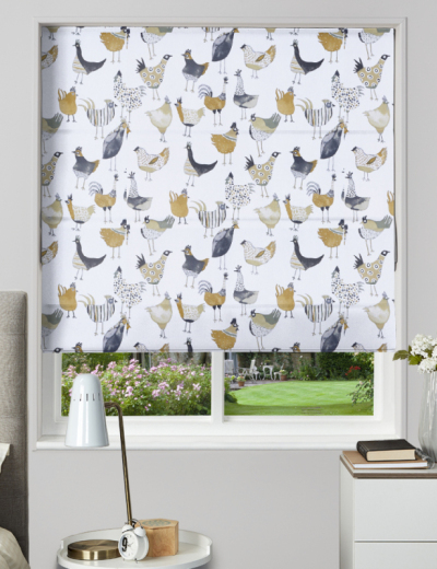 Made To Measure Roman Blind Harriet Graphite