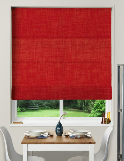 Made To Measure Roman Blind Linoso Flame