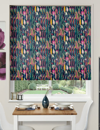Made To Measure Roman Blinds Borneo Midnight