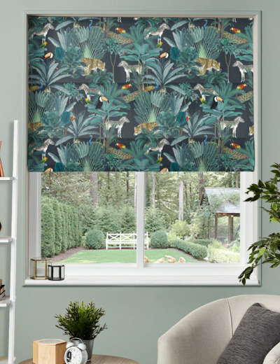 Made To Measure Roman Blinds Daintree Midnight