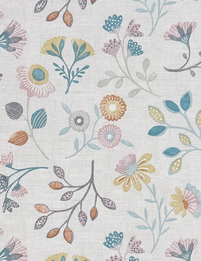 Alder Coral/Teal Fabric