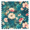 Swatch of Rugosa Mindight Linen by Clarke And Clarke