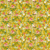 Wild Meadow Ochre Velvet Fabric by Clarke And Clarke