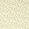 Wild Strawberry Ivory Linen Fabric by Clarke And Clarke