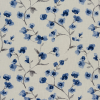 Como Indigo Fabric Flat Image