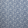 Bird Garden Denim Fabric Flat Image