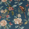 Enchanted Garden Lagoon Fabric by iLiv