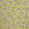 Finch Toile Buttercup Fabric Flat Image