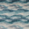 Landscape Cobalt Fabric by iLiv