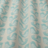 iLiv Scandi Birds Aqua Curtain Fabric