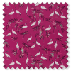 Swatch of Heron Velvet Fuchsia by Sara Miller