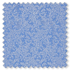 Swatch of Metallic Leaves Cornflower Blue by Sara Miller