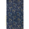 Wisteria Velvet Navy Fabric by Sara Miller