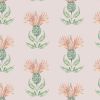 Firth Rust Cream Fabric by Voyage