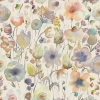 Gospiana Coral Cloud Linen Fabric by Voyage