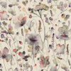 Pimelea Boysenberry Linen Fabric by Voyage