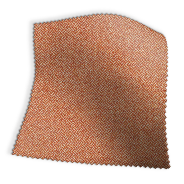 Parquet Orange Fabric Swatch