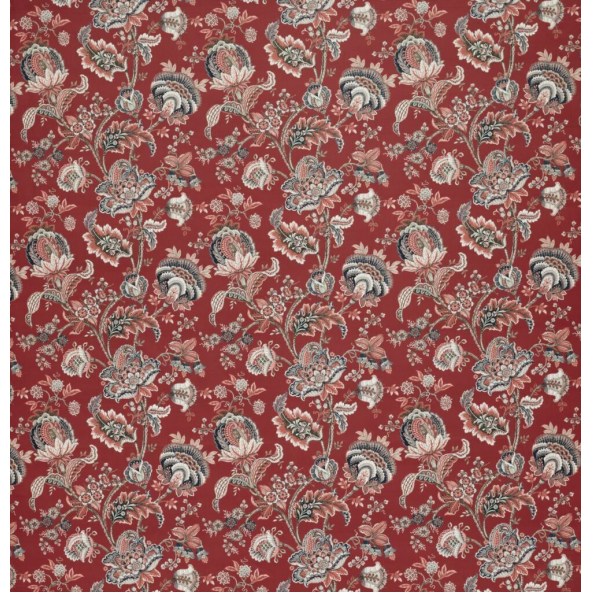 Prunella Crimson Fabric by Ashley Wilde