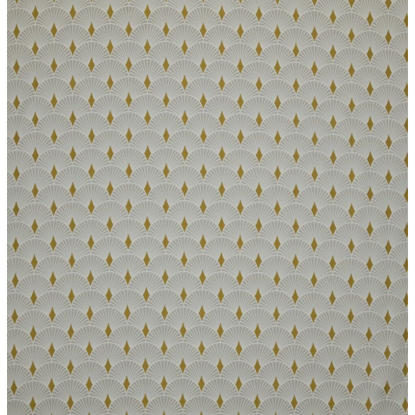 Tamara Ochre Fabric by Ashley Wilde
