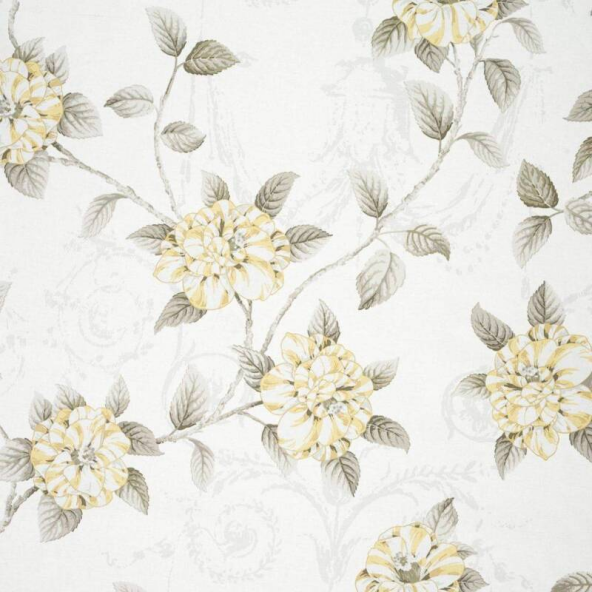 Osbourne Lemon Fabric Flat Image