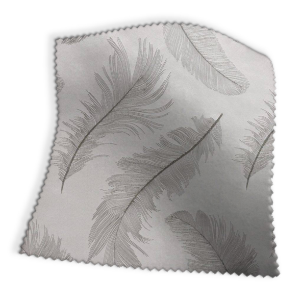 Quill Silver Fabric Swatch