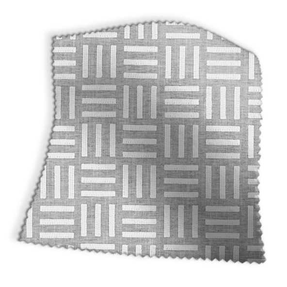 Parallel Charcoal Fabric Swatch