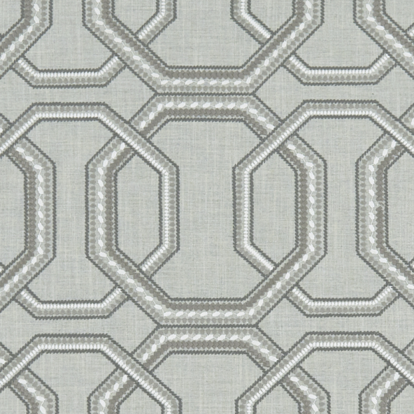Repeat Silver Fabric Flat Image