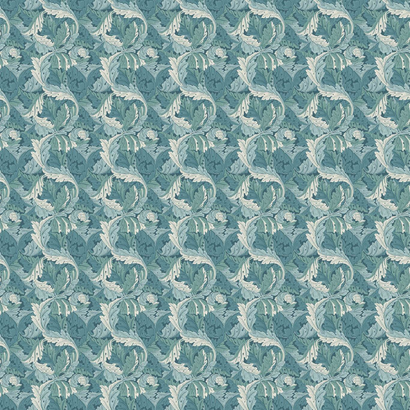 Acanthus Teal Fabric