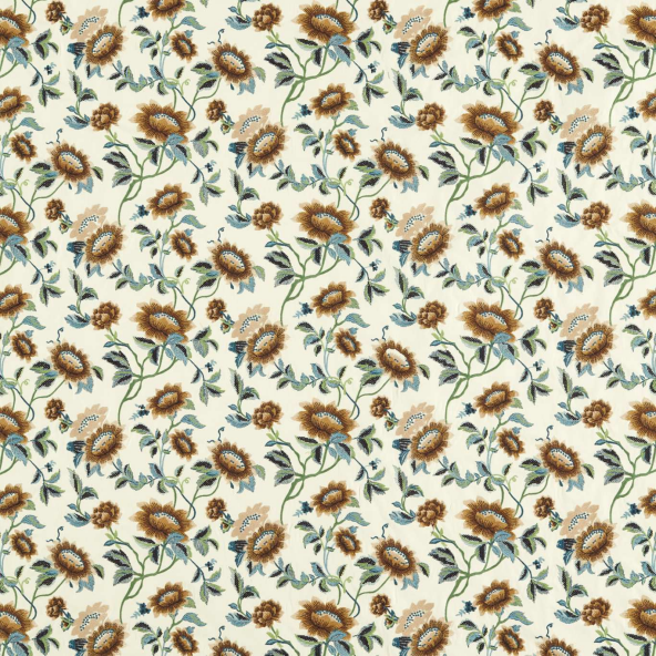 Tonquin Ivory Chartreuse Embroidery Fabric by Clarke And Clarke