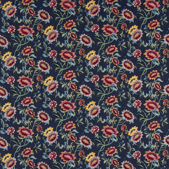 Tonquin Midnight Embroidery Fabric by Clarke And Clarke