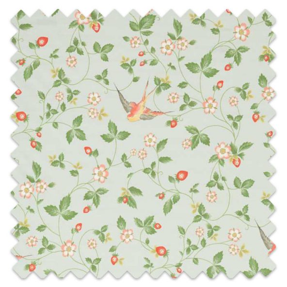 Swatch of Wild Strawberry Dove Linen by Clarke And Clarke