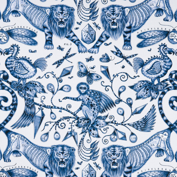 Extinct Blue Fabric Flat Image