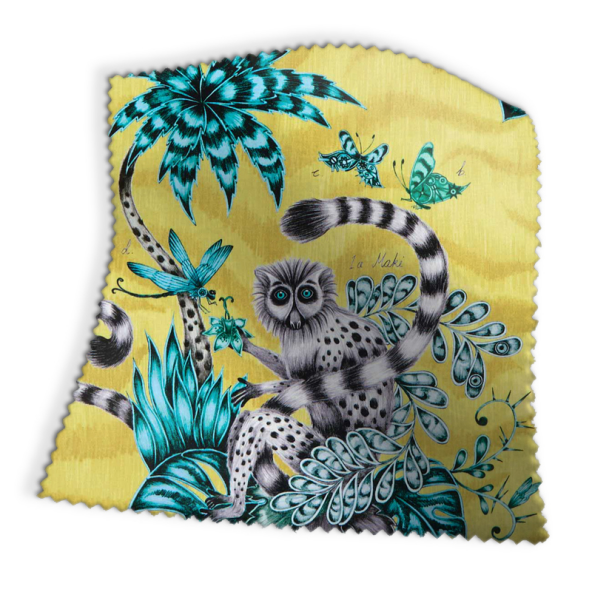 Lemur Lime Fabric Swatch