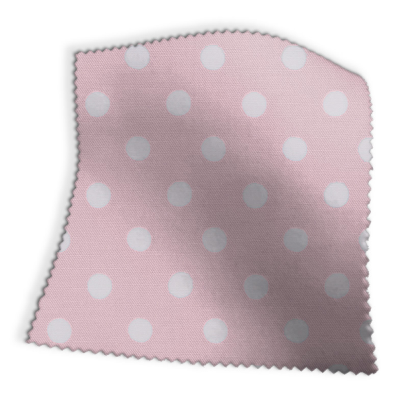 Button Spot Pink Fabric Swatch