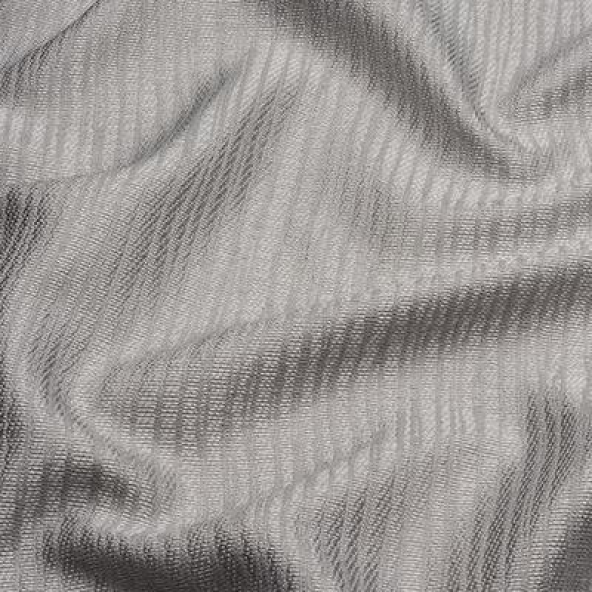Chic Silver Fabric Flat Image